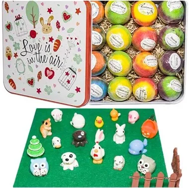 Boblebadbomber med leker