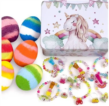 Badebomber med smykker for barn