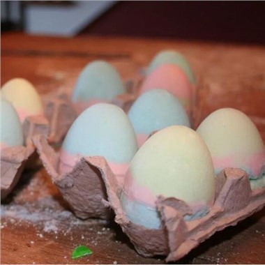 Kyllinger eggformet badebombe