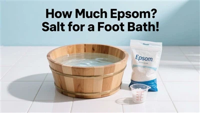 Hvor mye Epsom-salt til et fotbad? Den ideelle dosen for avslapning og lindring