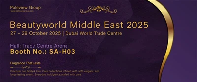 Vi stiller ut på Beautyworld Middle East 2025