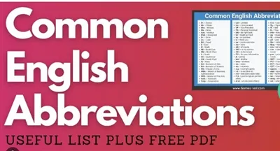 Vanlige forkortelser i The Daily Chemical Industry